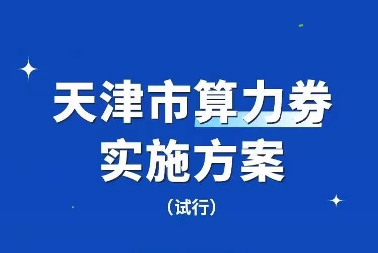 市数据局市财政局关于印发《天津市算力券实施方案（试行）》的通知